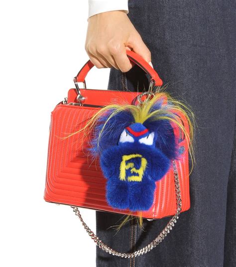 fendi monster charm knockoff|Fendi fur monster bag.